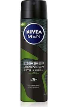 Nivea Men Deep Dimension Amazonia Erkek Sprey Deodorant 150 ML Nivea Men Deep Dimension Amazonia Erkek Sprey Deodorant 150 ML