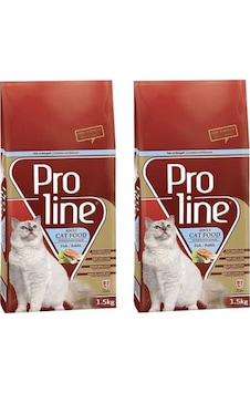 Proline Balıklı Yetişkin Kedi Maması 2 x 1500 G Proline Balıklı Yetişkin Kedi Maması 2 x 1500 G