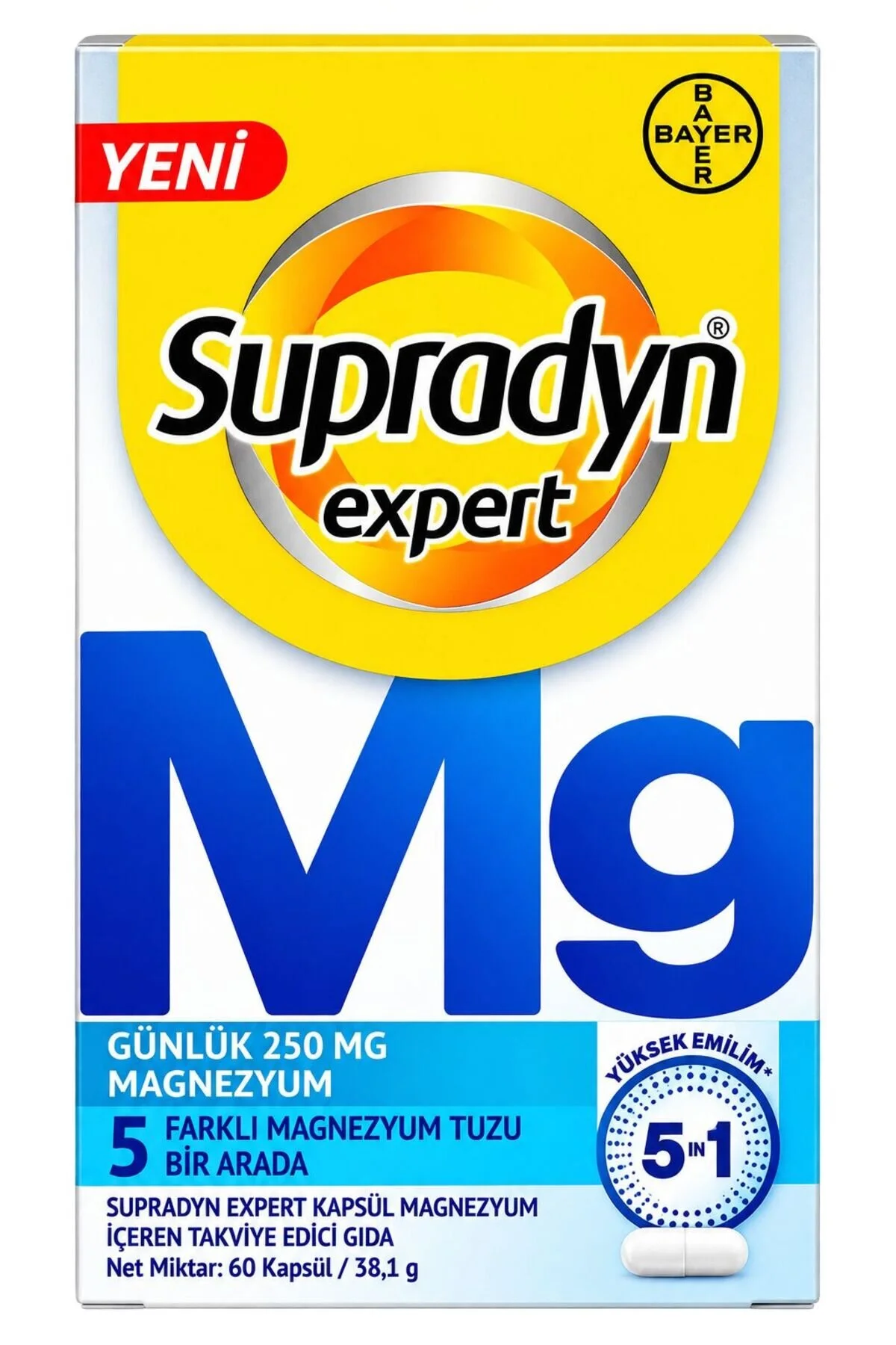 Supradyn Expert Magnezyum 60 Kapsül