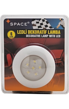 Ledli Dekoratif Tavan Lambası 6led Yuvarlak 24v /laak120-1-24 Ledli Dekoratif Tavan Lambası 6led Yuvarlak 24v /laak120-1-24