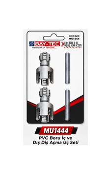 Bay-tec Pvc Boru İç Ve Dış Çapak Açma Uç Seti 1/2" - 3/4" Mu1444 Bay-tec Pvc Boru İç Ve Dış Çapak Açma Uç Seti 1/2" - 3/4" Mu1444