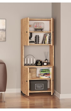 4 Kapaklı 5 Raflı Kitaplık Dosya Kitap Rafı Ofis Salon Kahverengi 4 Kapaklı 5 Raflı Kitaplık Dosya Kitap Rafı Ofis Salon Kahverengi