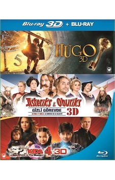 Blu Ray-Hugo-Spy Kids 4-Asteriks Oburiks Gizli Görevde Blu Ray-Hugo-Spy Kids 4-Asteriks Oburiks Gizli Görevde