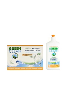 U Green Clean Bitkisel Bulaşık Makinesi Deterjanı 30 Tablet + Parlatıcı U Green Clean Bitkisel Bulaşık Makinesi Deterjanı 30 Tablet + Parlatıcı