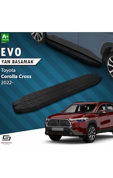 Drstuning S-dizayn Toyota Corolla Cross Evo Siyah Yan Basamak 183 Cm 2022 Üzeri