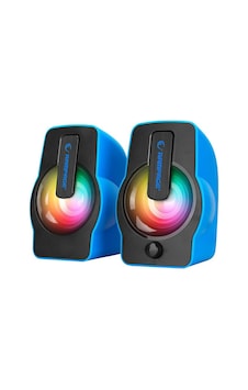 Rampage Falsetto Rms-g7 Hoparlör Seti 2.0 6w - Mavi Rgb Işıklı Usb Kablolu Rampage Falsetto Rms-g7 Hoparlör Seti 2.0 6w - Mavi Rgb Işıklı Usb Kablolu
