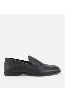 Hotiç Erkek Deri Siyah Yumuşak Dokulu Baskılı Klasik Loafer Hotiç Erkek Deri Siyah Yumuşak Dokulu Baskılı Klasik Loafer