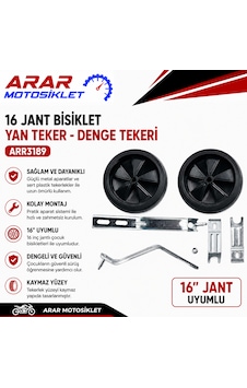 16 Jant Bisiklet Yan Teker-denge Tekeri-arr3189 Siyah 16 Jant Bisiklet Yan Teker-denge Tekeri-arr3189 Siyah