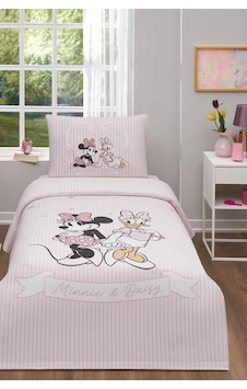 Özdilek Minnie And Daisy Tek Kişilik Disney Lisanslı Lastikli Çarşaf Çocuk Pike Takımı Pembe Özdilek Minnie And Daisy Tek Kişilik Disney Lisanslı Lastikli Çarşaf Çocuk Pike Takımı Pembe