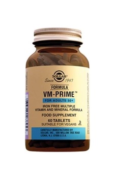 Formula Vm-prime 50+ Yaş Üstü, 60 Tablet, Demir İçermeyen Vitamin Ve Mineral Kompleksi Formula Vm-prime 50+ Yaş Üstü, 60 Tablet, Demir İçermeyen Vitamin Ve Mineral Kompleksi