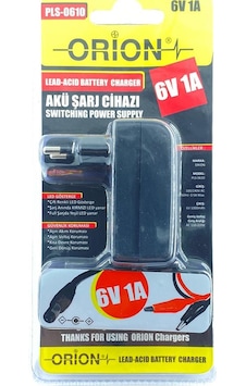 Orıon Pls-0610 6v 1a Akü Şarj Cihazı Orıon Pls-0610 6v 1a Akü Şarj Cihazı