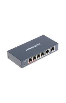 Hikvision DS-3E0106P-E-M 4 Portlu 10-100 4 Port Poe 35 W Hızlı İnternet Switch Hikvision DS-3E0106P-E-M 4 Portlu 10-100 4 Port Poe 35 W Hızlı İnternet Switch