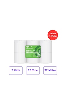 Focus Jumbo Tuvalet Kağıdı 12'li Focus Jumbo Tuvalet Kağıdı 12'li