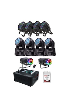Quenlite Sahne Işık Sistemi Start Paket-6 Stand Küre Led Robot