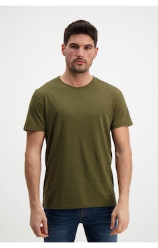 Rich Haki Erkek Basic T-shirt Haki