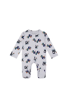 Antebies Organik Gri Kamyon Çıtçıtlı Uzun Kollu Erkek Bebek Tulum Çok Renkli Antebies Organik Gri Kamyon Çıtçıtlı Uzun Kollu Erkek Bebek Tulum Çok Renkli