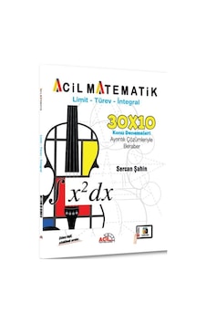 Ayt Limit Türev İntegral 30 X 10 Konu Denemeleri Acil Yayınları