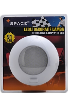 Ledli Dekoratif Tavan Lambası 91led Yuvarlak 24v / Laak122-1-2 Ledli Dekoratif Tavan Lambası 91led Yuvarlak 24v / Laak122-1-2