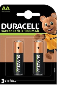 Duracell Şarj Edilebilir Pil 2'Li Aa 1300 Mah Duracell Şarj Edilebilir Pil 2'Li Aa 1300 Mah