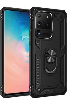 Galaxy S20 Ultra Kılıf Zore Vega Kapak Siyah Galaxy S20 Ultra Kılıf Zore Vega Kapak Siyah
