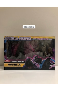 2 Adet Godzılla Kong Aksesuarlı Model Oyuncak Godzilla 2 Adet Godzılla Kong Aksesuarlı Model Oyuncak Godzilla