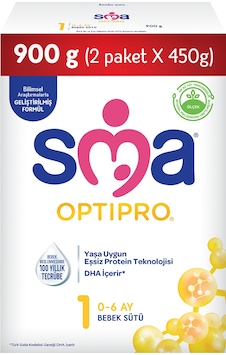 Sma Optipro 1 Probiyotik Bebek Sütü 900 G Sma Optipro 1 Probiyotik Bebek Sütü 900 G
