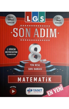 Yanıt 8.Sınıf LGS 1.Dönem Son Adım Matematik Soru Bankası Yanıt 8.Sınıf LGS 1.Dönem Son Adım Matematik Soru Bankası