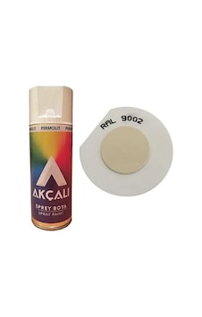 Akçalı 9002 400 Ml Gri Beyaz Ral Sprey Boya Genel Akçalı 9002 400 Ml Gri Beyaz Ral Sprey Boya Genel
