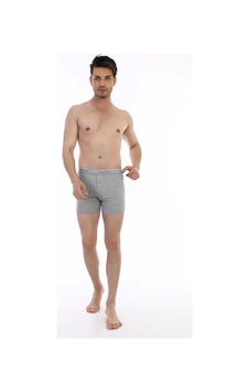 Çift Kaplan 880 Elastanlı Erkek Boxer Antrasit