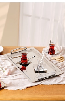 Emsan Lukas 19 Parça Çay Seti 125 Ml Platin Gümüş Emsan Lukas 19 Parça Çay Seti 125 Ml Platin Gümüş