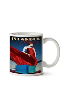 Istanbul Shopping, Girl, Vintage Travel Poster İki Tarafı Baskılı Kupa Bardak Çok Renkli Istanbul Shopping, Girl, Vintage Travel Poster İki Tarafı Baskılı Kupa Bardak Çok Renkli