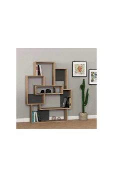 Ventana Kitaplık Safir Meşe - Antrasit Ventana Kitaplık Safir Meşe - Antrasit