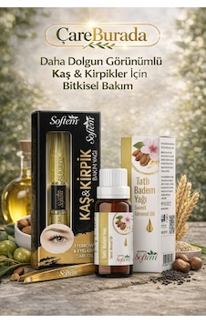 Softem Kaş Kirpik Bakım Yağı 20 ML + Tatlı Badem Yağı 20 ML Softem Kaş Kirpik Bakım Yağı 20 ML + Tatlı Badem Yağı 20 ML