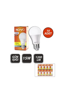 10 Adet 15w Gün Işık Led Ampul 1200lm 3000k 15.000 Saat Ömür Bx40 2700K 10 Adet 15w Gün Işık Led Ampul 1200lm 3000k 15.000 Saat Ömür Bx40 2700K