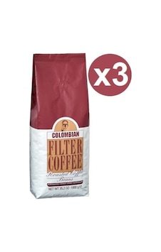 Kurukahveci Mehmet Efendi Colombian Çekirdek Kahve 3 x 1 KG Kurukahveci Mehmet Efendi Colombian Çekirdek Kahve 3 x 1 KG