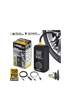 Kutayalp Yapı Sgs Plus Sgs5398 Dijital Şarjlı Araç Hava Kompresörü 12v 6.0 Ah 150 Psı