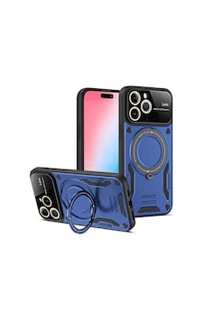 Cosmotex Newface Apple iPhone Uyumlu 16 Pro Max Kılıf Joy Lens Standlı Kapak - Lacivert Cosmotex Newface Apple iPhone Uyumlu 16 Pro Max Kılıf Joy Lens Standlı Kapak - Lacivert