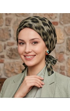 Raşelkori Tesettür Eşarpbone Haki Raşelkori Tesettür Eşarpbone Haki