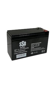 Ssb 12 Volt 7 Amper Akü 151x65x94 Mm 2.06 Kg