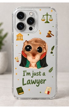 Sad Hamster Avukat Baskılı Şeffaf Telefon Kılıfı Sad Hamster Avukat Baskılı Şeffaf Telefon Kılıfı