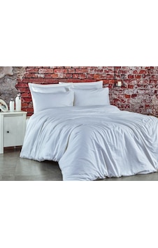 Komfort Home Battal Boy Çizgili Pamuk Saten Nevresim Takımı (435498214) Beyaz Komfort Home Battal Boy Çizgili Pamuk Saten Nevresim Takımı (435498214) Beyaz