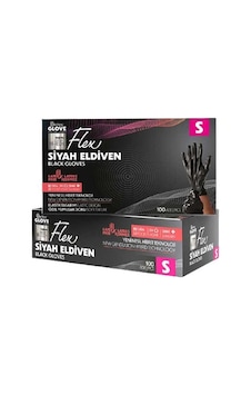Reflex Flex Eldiven Tek Kullanımlık Pudrasız Siyah Eldiven 100'lü Reflex Flex Eldiven Tek Kullanımlık Pudrasız Siyah Eldiven 100'lü