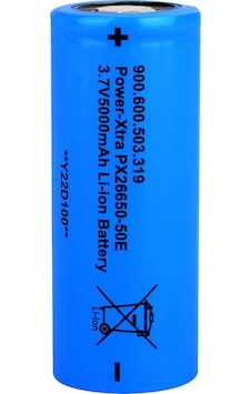 Power-Xtra ICR26650 5000 mAh 3.7 V 15A Discharger Li-Ion Şarj Edilebilir Pil Power-Xtra ICR26650 5000 mAh 3.7 V 15A Discharger Li-Ion Şarj Edilebilir Pil