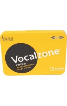 Vocalzone Honey Limon Pastil 12