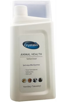 Crystalin Animal Health Kedi Köpek Ve Evcil Hayvan Antiseptik Yara Bakım Solüsyonu 1 L Crystalin Animal Health Kedi Köpek Ve Evcil Hayvan Antiseptik Yara Bakım Solüsyonu 1 L