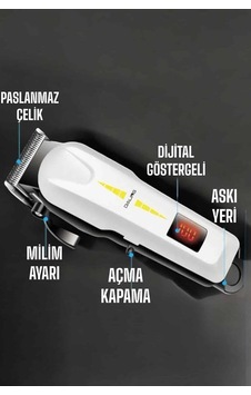 Tıraş Makinesi Uzun Ömürlü Batarya, Keskin Bıçaklar Ve Profesyonel 4 Saat Tıraş Makinesi Uzun Ömürlü Batarya, Keskin Bıçaklar Ve Profesyonel 4 Saat