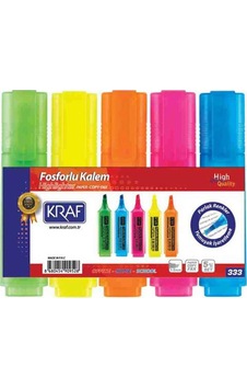 Fosforlu Kalem 333 5 Renk No Colour