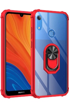 Huawei Y6s 2019 Kılıf Arkası Şeffaf Kenarları Renkli Yüzüklü Tank Kapak Mola Huawei Y6s 2019 Kılıf Arkası Şeffaf Kenarları Renkli Yüzüklü Tank Kapak Mola