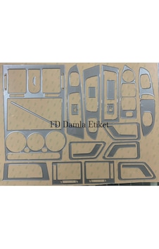 Hyundai Getz 2001 - 2010 Torpido, Konsol, Trim, Göğüs Maun Kaplama Gümüş Gri Renk Hyundai Getz 2001 - 2010 Torpido, Konsol, Trim, Göğüs Maun Kaplama Gümüş Gri Renk