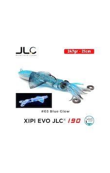 Jlc Xipi Evo 190 Set 247gr 21cm 03 Blue Glow Silikon Kalamar Jlc Xipi Evo 190 Set 247gr 21cm 03 Blue Glow Silikon Kalamar